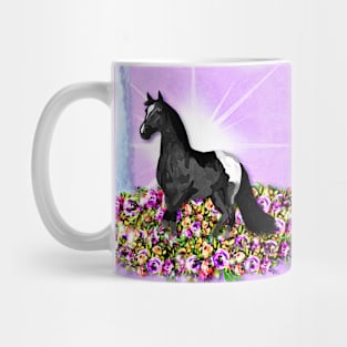 Horse and Flowers Mug